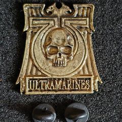 Warhammer, Ultramarines pin badge.