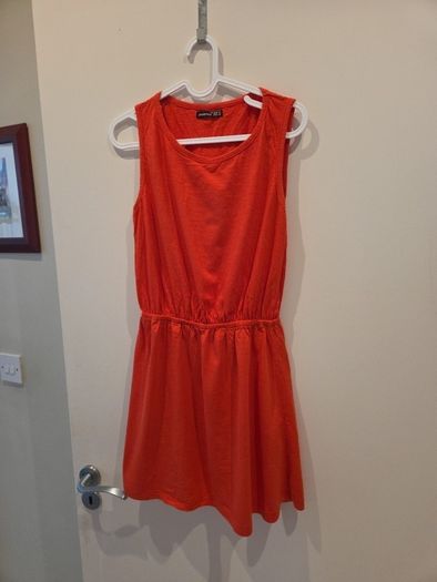 Tangerine cotton dress uk10