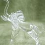 Vintage Hand Blown Crystal Elephant Figurine: Animal Art Glass Image 7