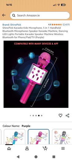Bluetooth Karaoke Microphone