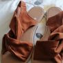 sandles suit size 6 marked 7 but small fitting Image 3