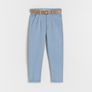 Structural fabric chino trousers with belt size 140 cm Image 2