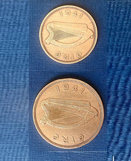 Ireland Penny; Hapenny 1941, Free Post