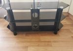 Black TV stand
