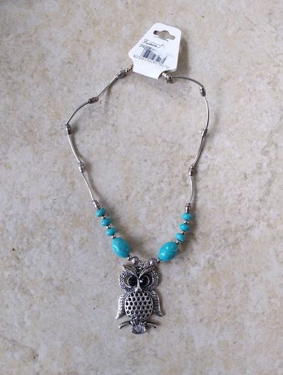 Fashion Jewellery Owl Pendant Necklace