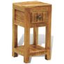 Nightstand with 1 Drawer Solid Mango Wood Image 4