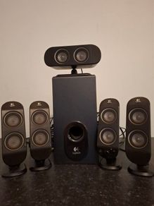 5:1 Logitech Surround Sound System for Gaming, Movies and Entertainment