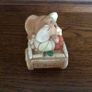 Vintage stonecraft  Pendelfin Rabbit Ornament Barrow Boy Image 4