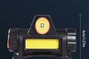 USB Charging LED Headlight - Near &amp; Far COB Light, Multifunctional for Outdoor Fishing &amp; Emergency, Free inspection