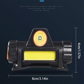 USB Charging LED Headlight - Near & Far COB Light, Multifunctional for Outdoor Fishing & Emergency, Free inspection