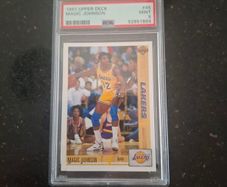Psa Graded Magic Johnson (free Postage)