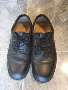 Clarks leather school shoes
