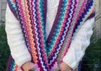 Handmade Crochet Pocket Shawl