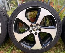 VW Austin 18 inch Golf Mk7 GTI Alloys + 3 Tyre Sets