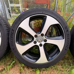 VW Austin 18 inch Golf Mk7 GTI Alloys + 3 Tyre Sets