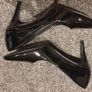 PIECES Black Patent Heels - Size 4 Image 5