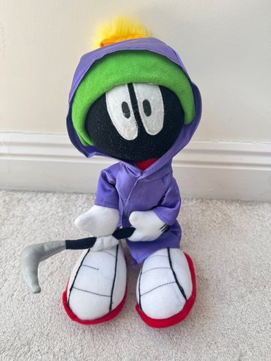 Marvin The Martian Grim Reaper Halloween Soft Warner Brothers 2002 approx. 30 cm. Used Please see photos