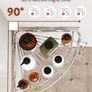 Orimade Corner Shower Caddy Shelf 2 Movable Hooks Stainless Steel - Brand New Image 3