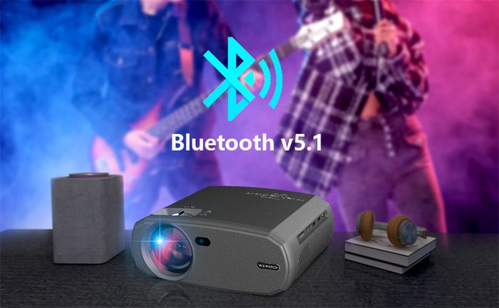 Portable 5G WIFI Projector Mini Smart Real 1080P Full HD 200 Inches Large Screen LED Bluetooth Supported