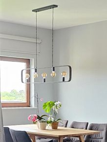 Pendant lamp with bulbs