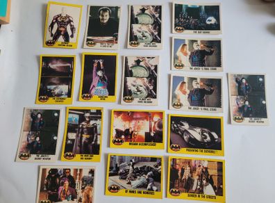 Batman trading cards
