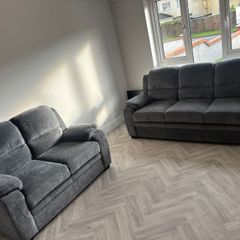 New 3+2 Grey Tora Fabric Sofa Range