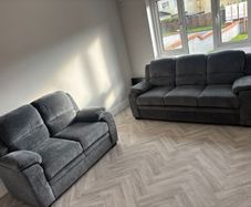 New 3+2 Grey Tora Fabric Sofa On Sale