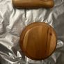 mortar and pestle acacia wooden hand made Image 4