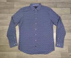 Tommy Hilfiger Floral Patterned Shirt Men's Large Tailored Fit