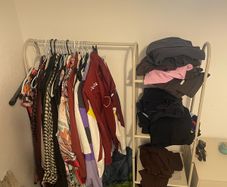 Jysk Clothes Rail and Storage (Fully Assembled)