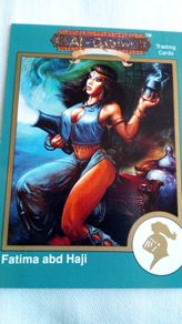 Al - Qadim 1993 TSR. Trading Cards. Fatima abd Haji.
