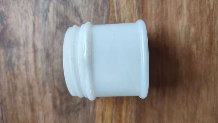 Antique Pond's milk glass