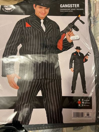 halloween ganster costume
