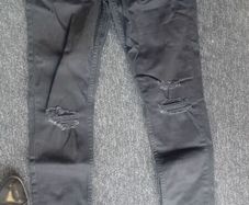 Levi's 710 Super Skinny Black Jeans, size 27