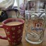 Vintage Large German Stein Beer Glass Pitcher Furstenberg Image 4