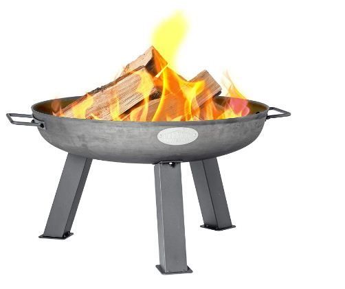 Raw Iron Garden Fire Pit Burner with Handles