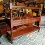 Antique mahogany dumbwaiter Image 2
