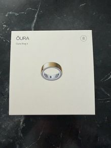 Oura Ring size 8 gold ( brand new unopened)