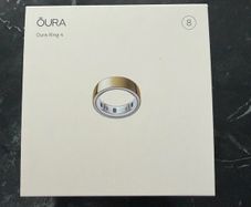 Oura Ring size 8 gold ( brand new unopened)
