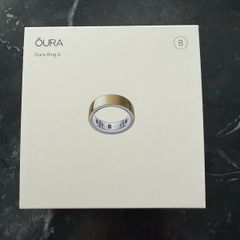 Oura Ring size 8 gold ( brand new unopened)