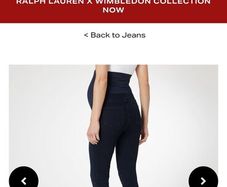 Maternity Spanx Jeans size 10 navy 8
