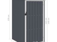 main image for ad Garden Shed Anthracite 87x98x159 cm Galvanised Steel