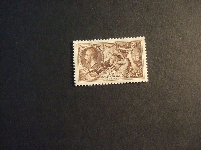 Premium Stamps Of King George 5th, Seahorse.
