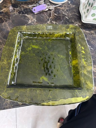 IVV handmade Italian Art Glass Dish