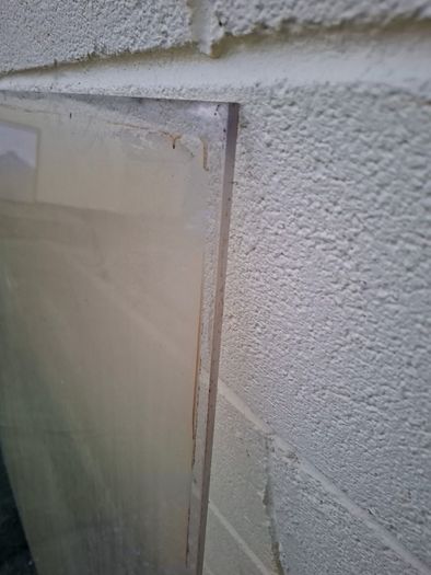 Perspex 128,5 cm x 128 cm