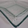 Heavy Recycled Glass Square Tray Image 3