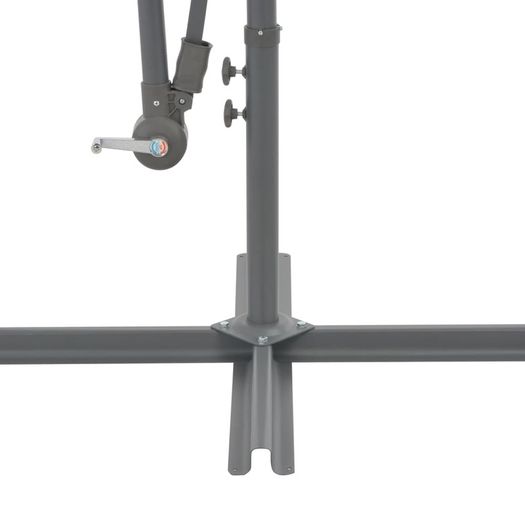 Cantilever Umbrella with Aluminium Pole 350 cm Taupe