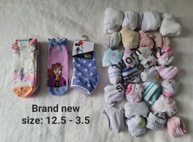 Brand New Girl's Socks + Free worn socks