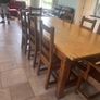 Rustic Farmhouse table and chairs Image 4