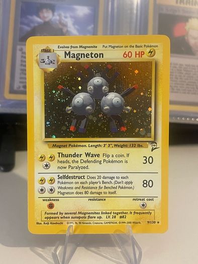 Magneton Base Set 2 Holo - NM w/ Swirl!!